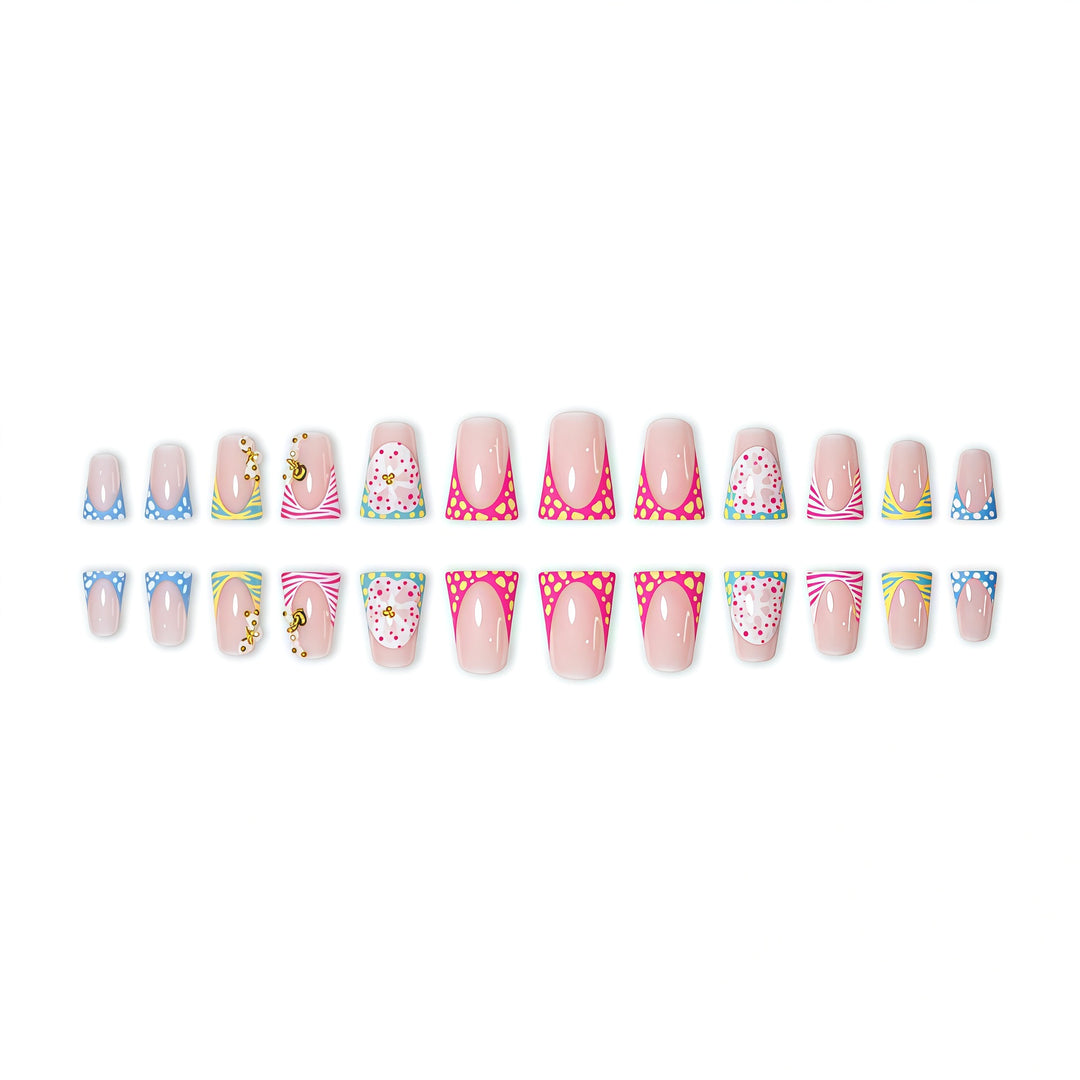 Artistic Themed Press-On Nail Extensions Kalsten