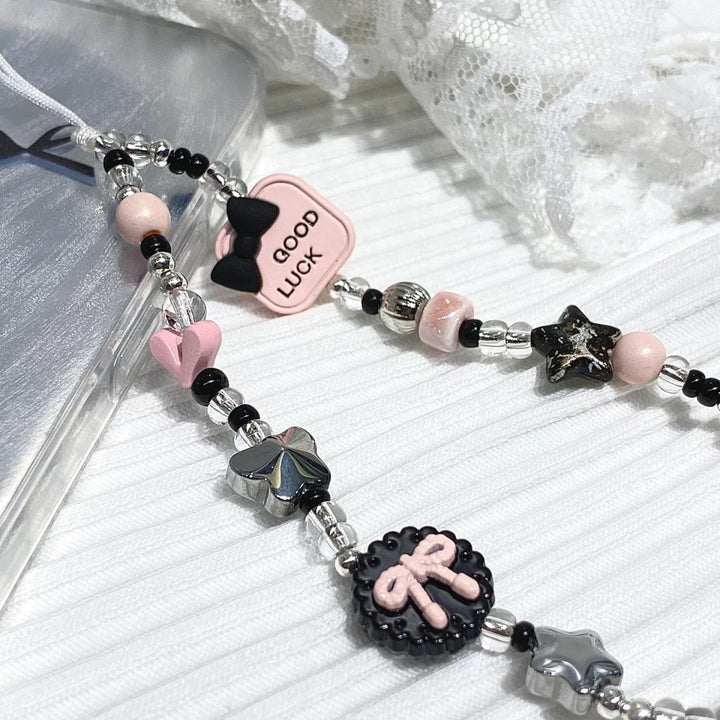 Beaded Charm Phone Necklace Kalsten