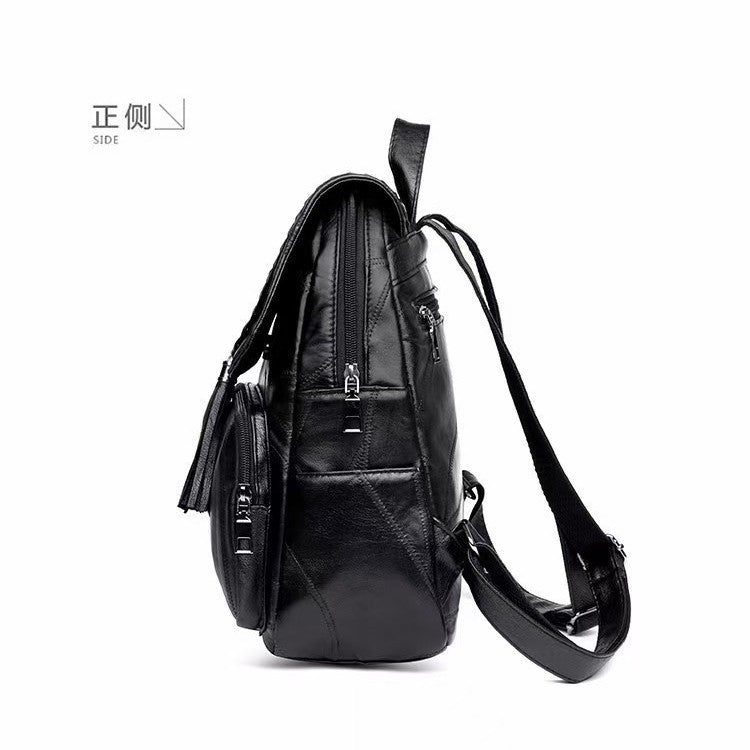 Women's Elegant Leather Backpack Kalsten