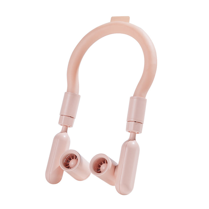 Ladies Portable Neck Fan with Dual Airflow Technology Kalsten