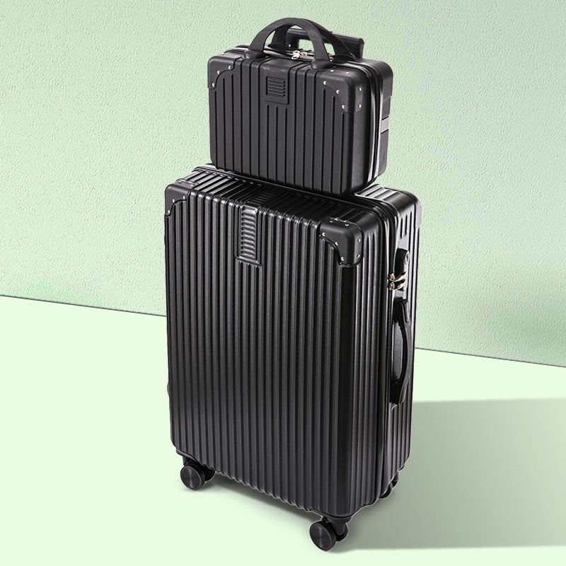 Heavy-Duty Ribbed Wheel Suitcase Kalsten