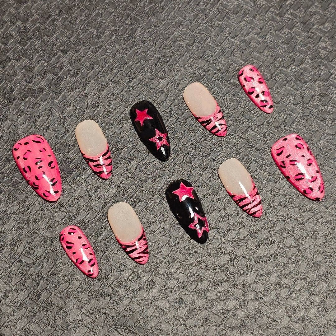 Glamorous Gel Nail Art Extensions Kalsten