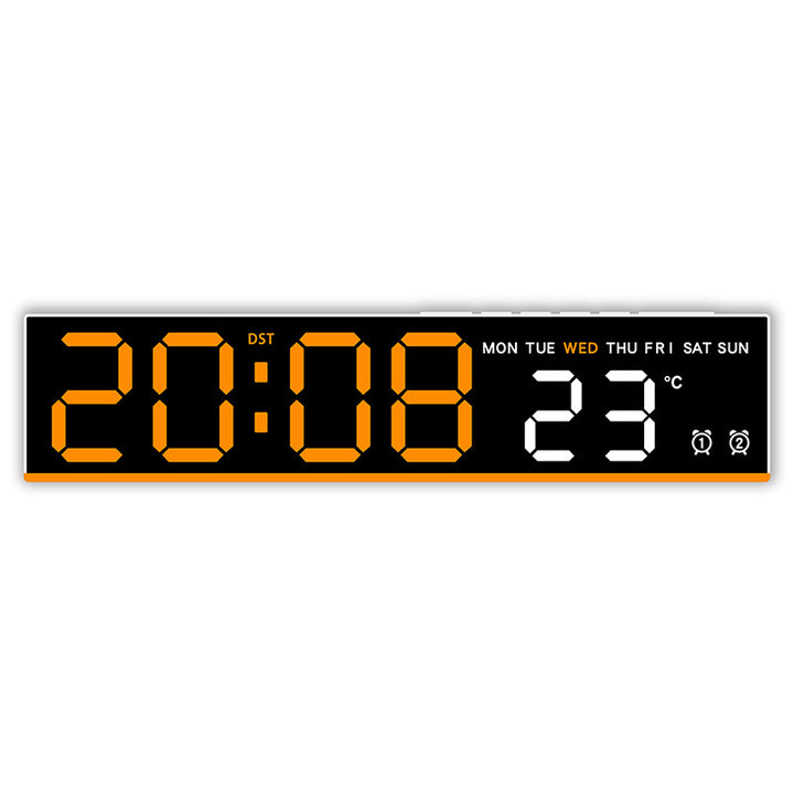 Digital clock with large LED display and temperature display Kalsten