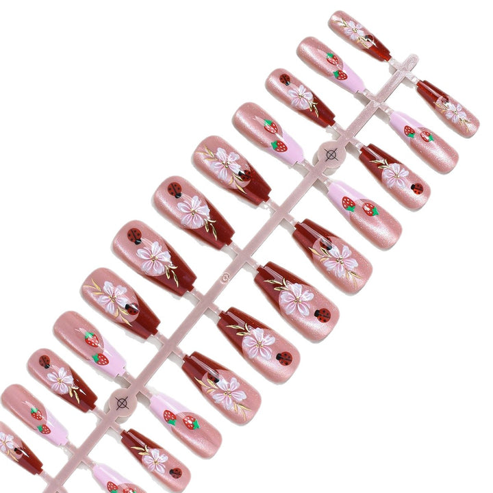 Floral Art Press-On Nail Set Kalsten