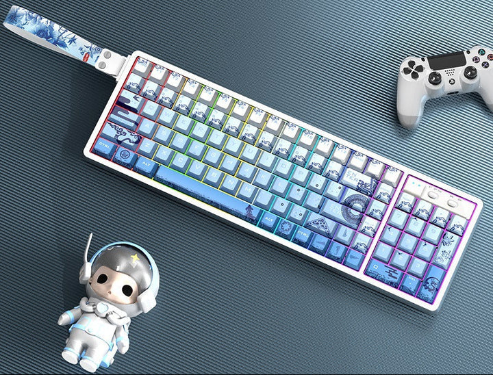 Customizable RGB Gaming Keyboard with Artistic Keycaps Kalsten