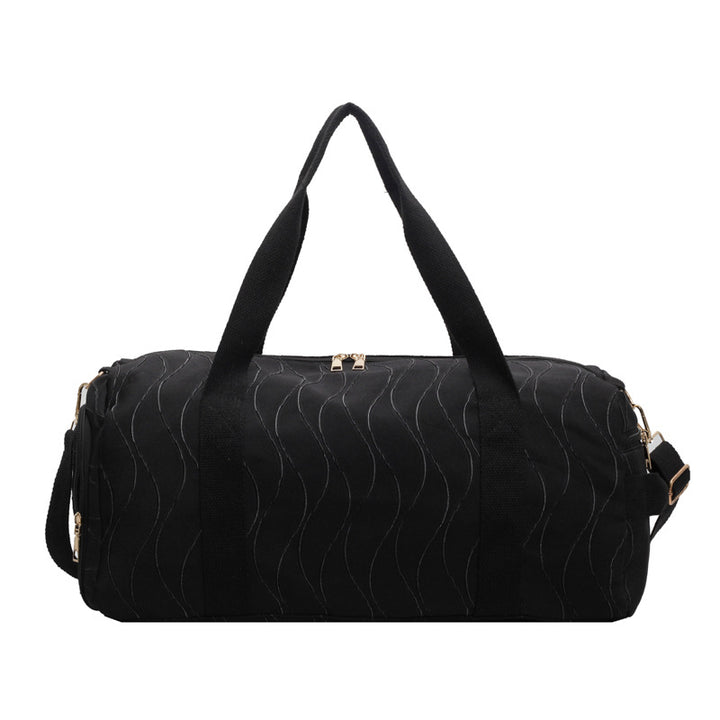 Sporty travel bag with stylish wave pattern Kalsten