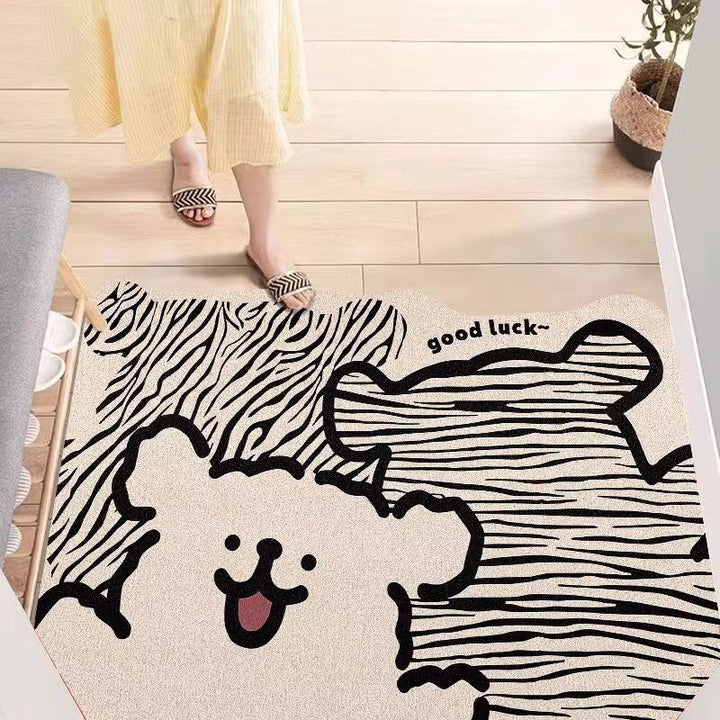 Fun Cat-Themed Indoor Mat Kalsten
