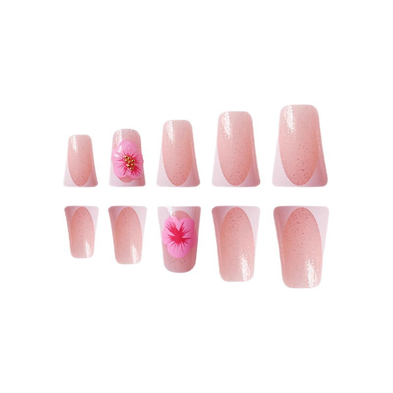 Floral Design Press-On Nails Kalsten
