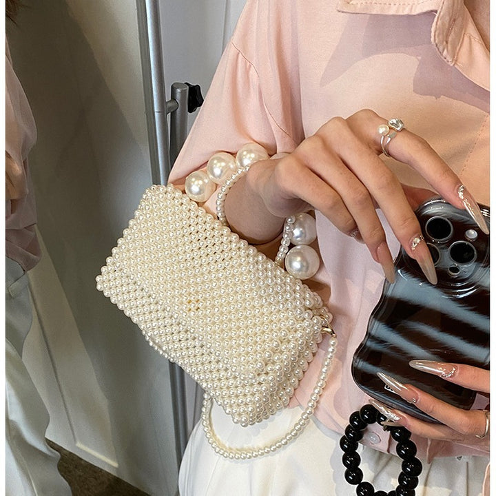 Pearl-Embellished Evening Handbag  1791041746