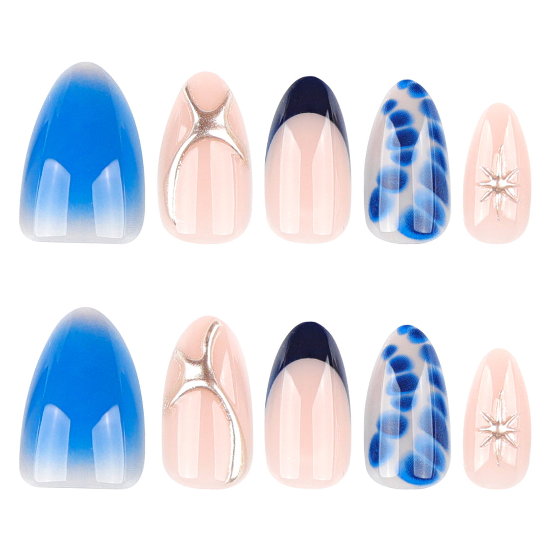 Artful Nail Art in Modern Watercolor Design Kalsten
