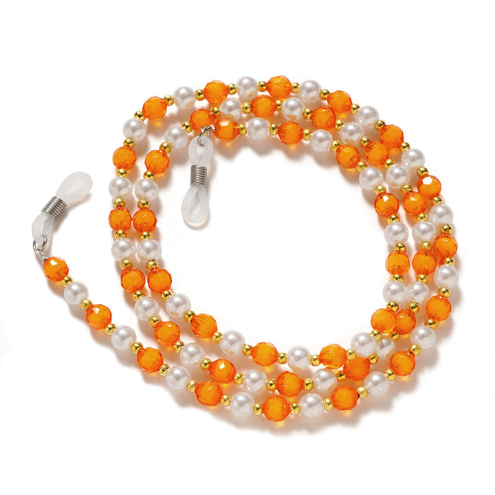 Elegant Pearl and Crystal Eyewear Chain kalsten