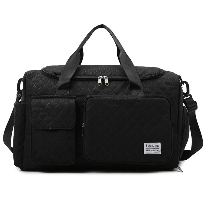 Spacious Quilted Weekend Duffle Bag Kalsten