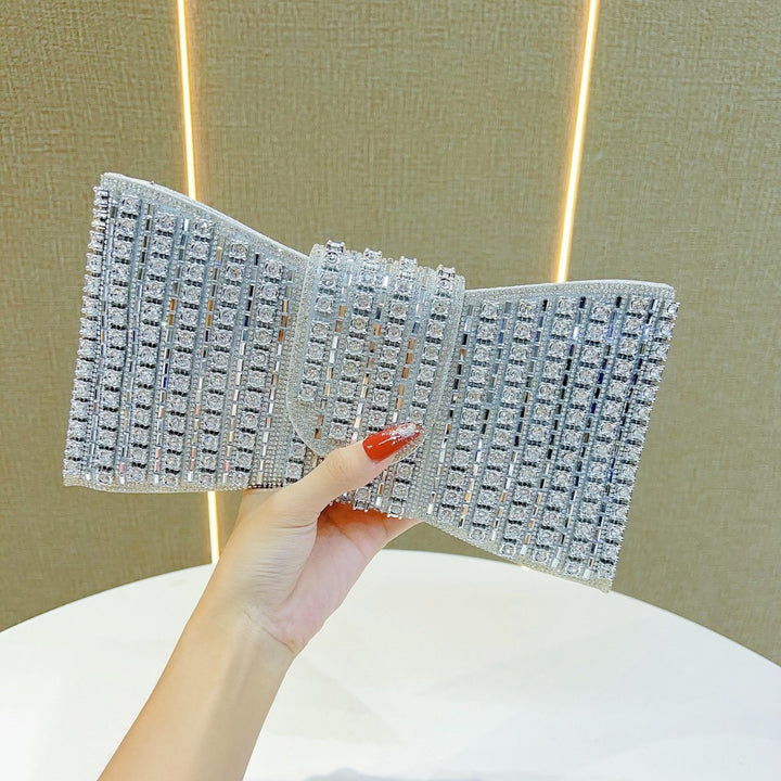Glamorous Rhinestone-Studded Evening Clutch