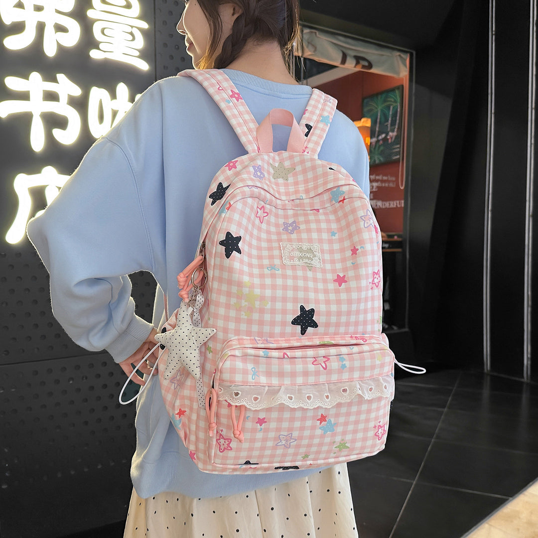 Cute Illustrated Casual Backpack Kalsten