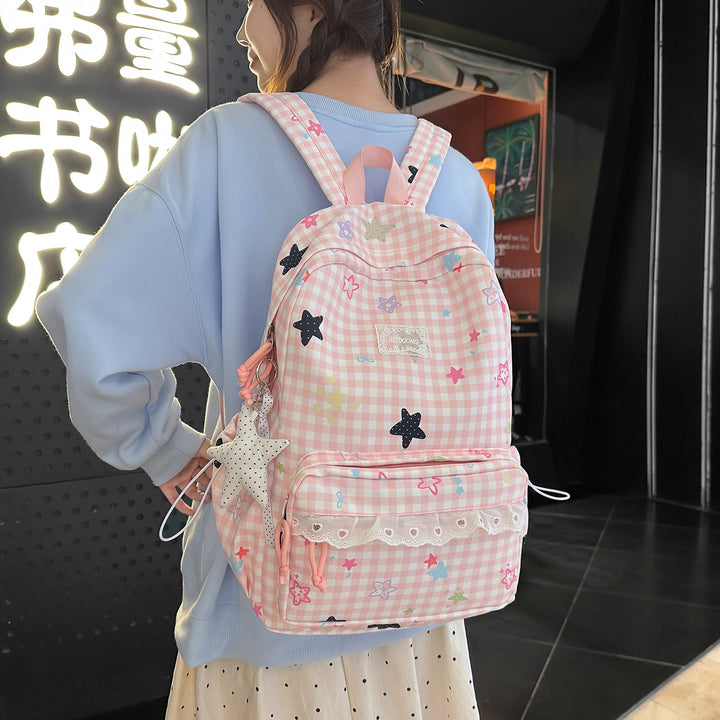 Cute Illustrated Casual Backpack Kalsten