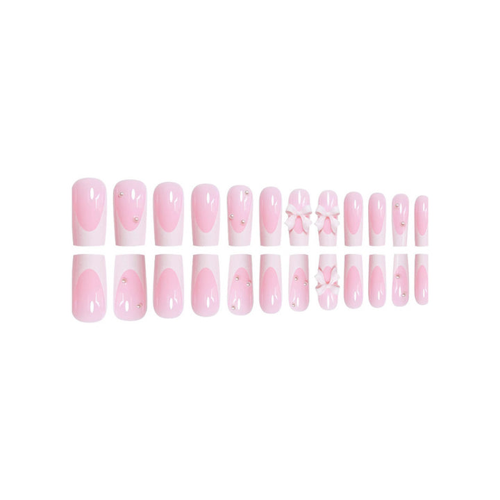 Decorative Press-On Nails with Bow Accents Kalsten