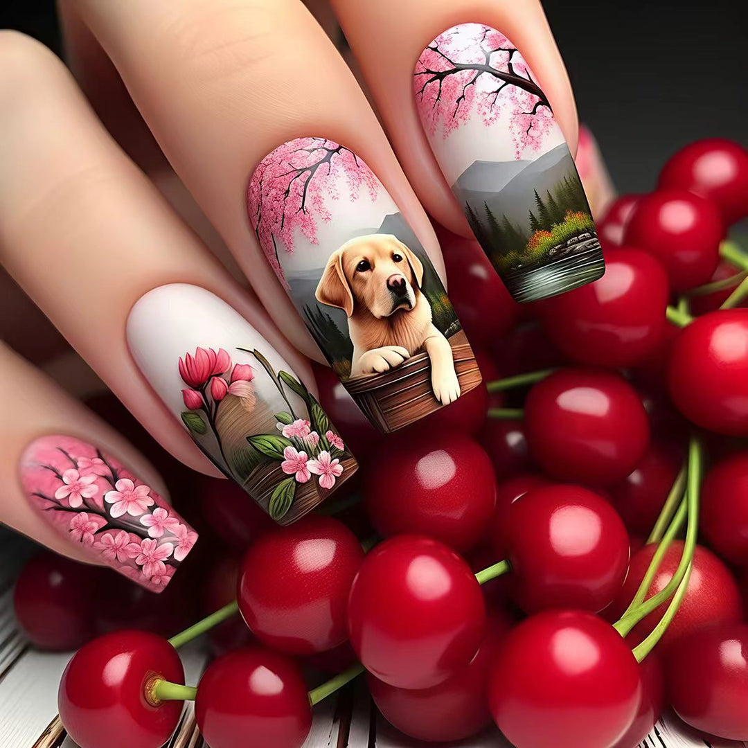 Artistic Pet-Themed 3D Nail Art Kalsten
