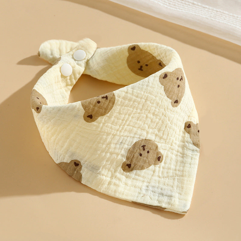 Soft Cotton Baby Bandana Bib Set kalsten