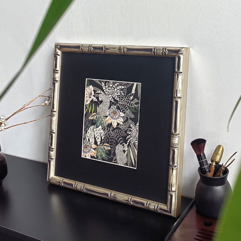Crazy frames tropical botanical art print