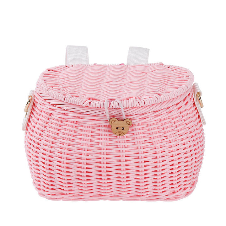Cute Animal-Themed Woven Storage Basket Kalsten