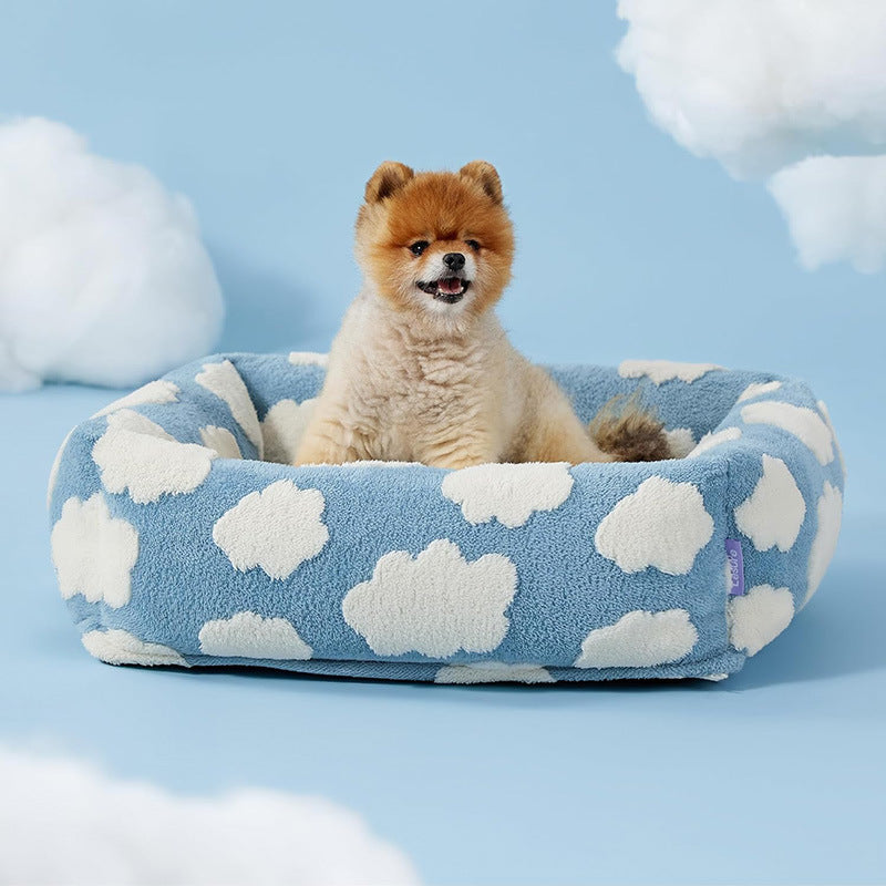 Cozy Floral Pet Bed Kalsten
