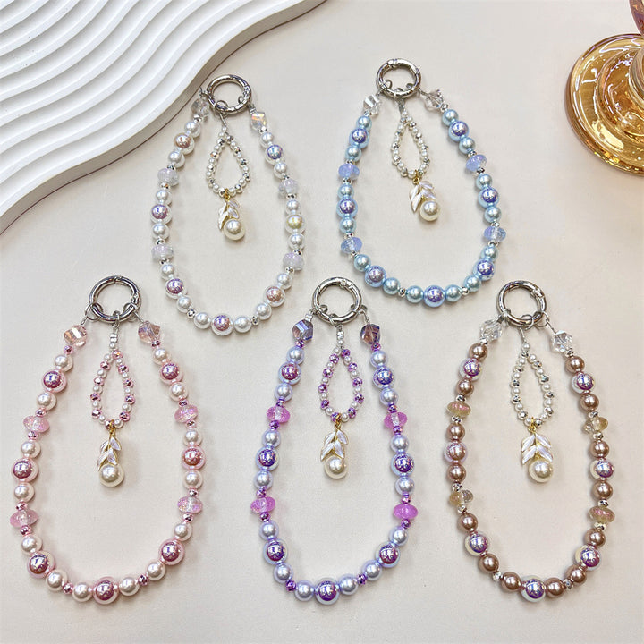 Elegant Pearl Beaded Charm Necklace Kalsten