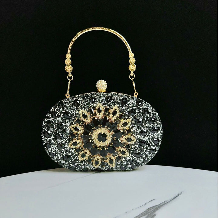 Decorative Bejeweled Evening Handbag