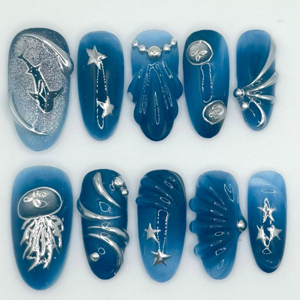 Thematic Artisan Press-On Nail Set Kalsten