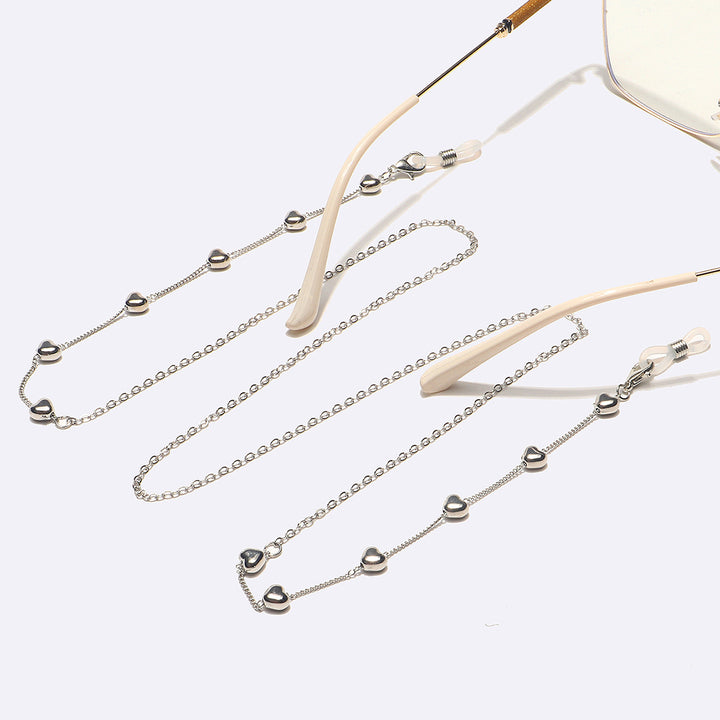 Heart-Embellished Eyewear Chain Kalsten
