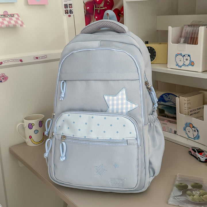 Playful Star-Embellished School Backpack Kalsten