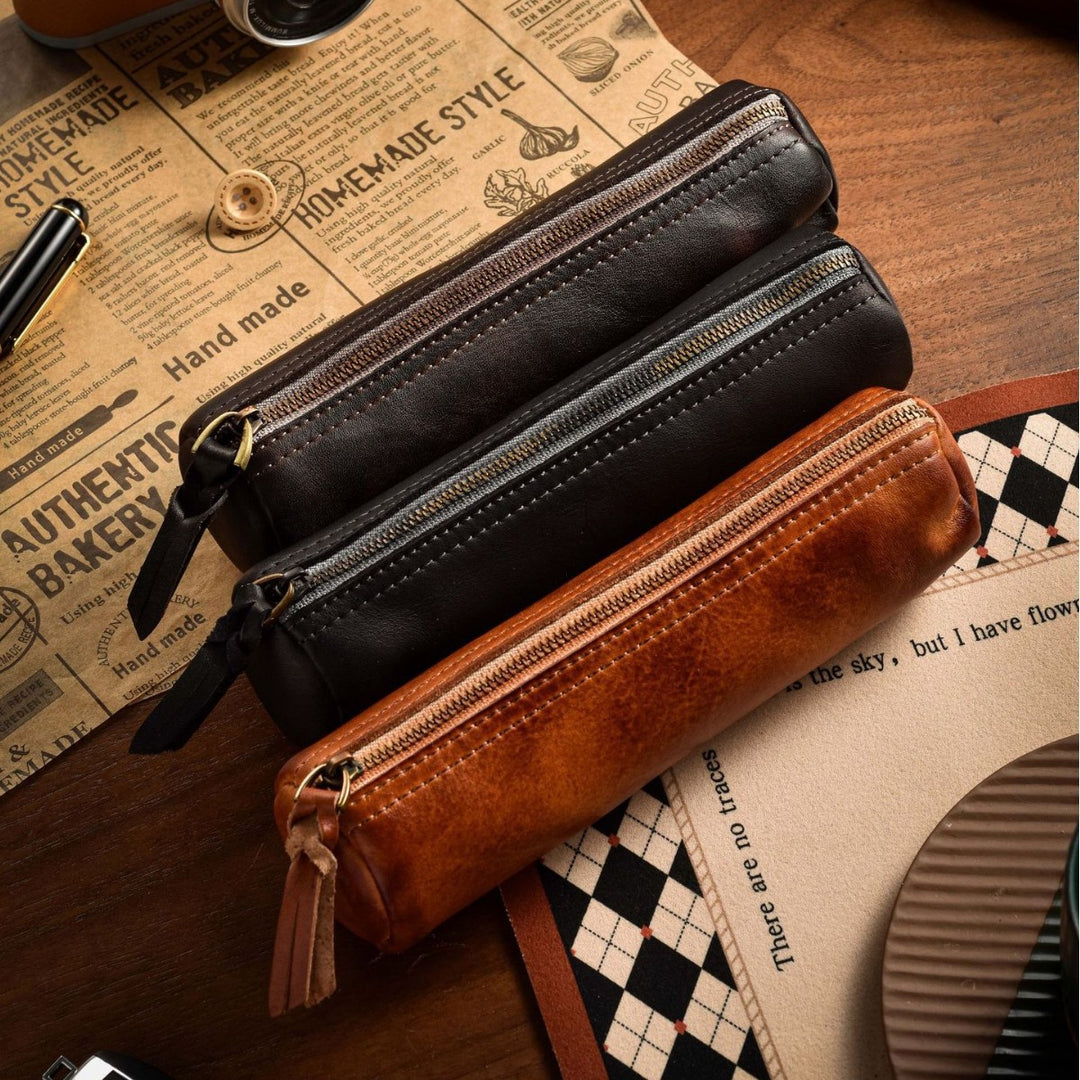 Premium Leather Pencil Case