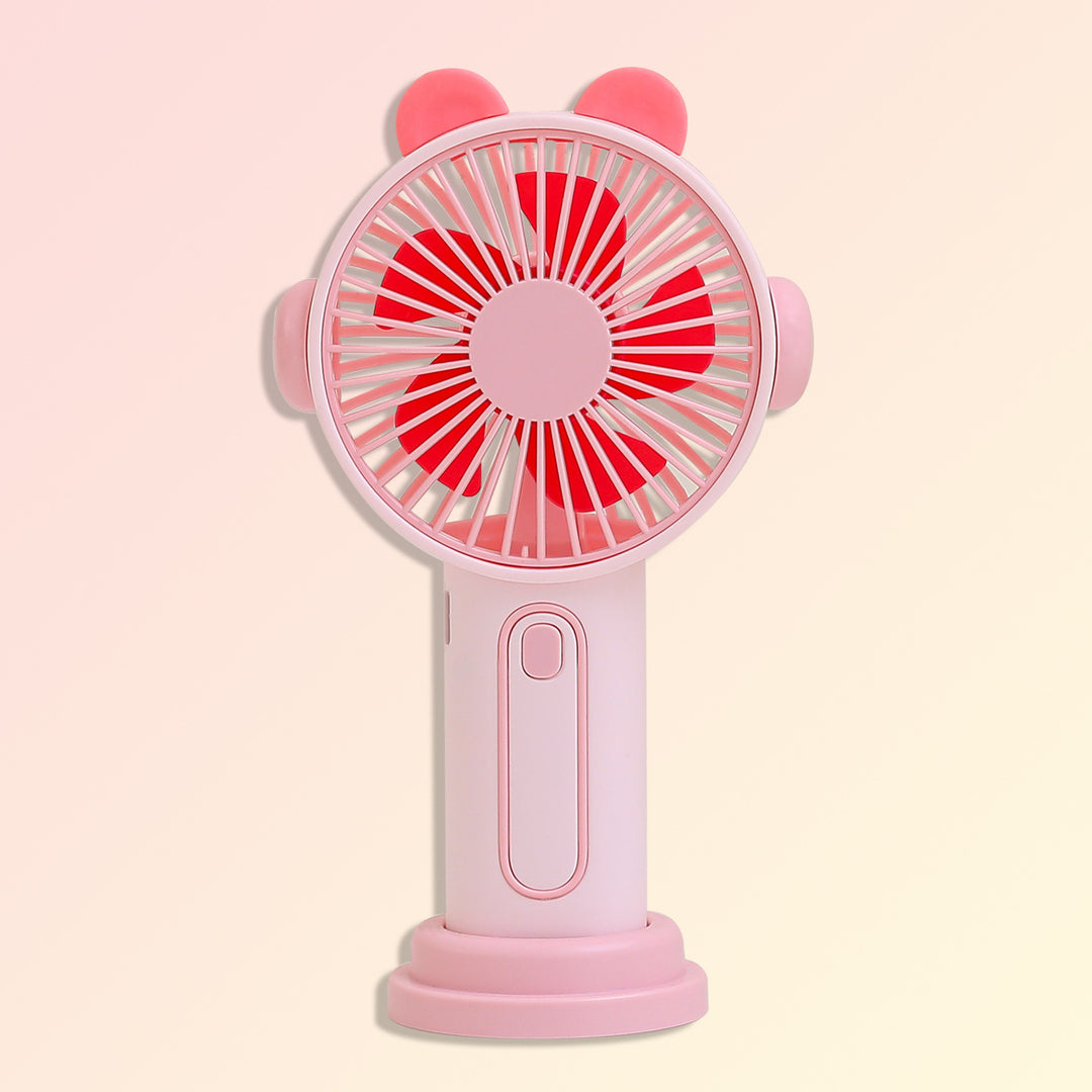 Women Portable Mini-Fan with Colorful Ears Kalsten