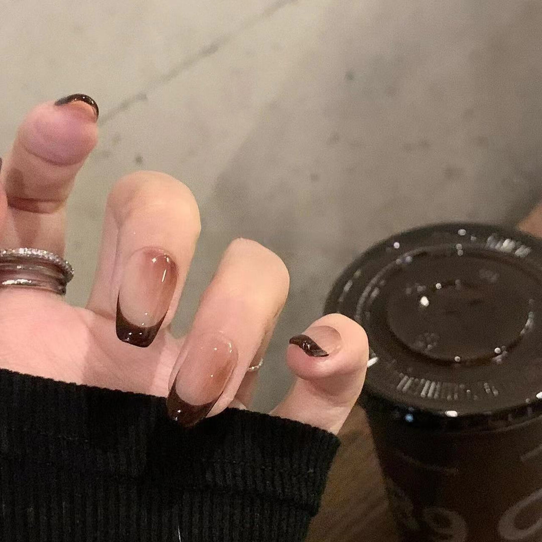 Ombre French Tip Press-On Nails