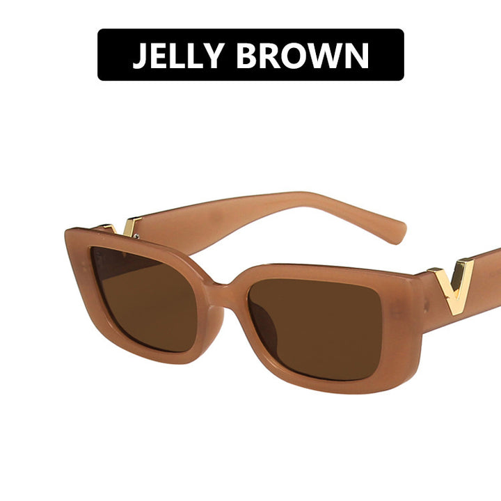 Women's modern cat-eye sunglasses with metallic details Kalsten
