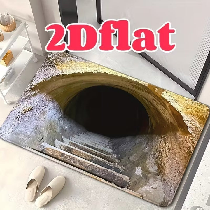 Artistic 3D Cave Scene Area Mat Kalsten