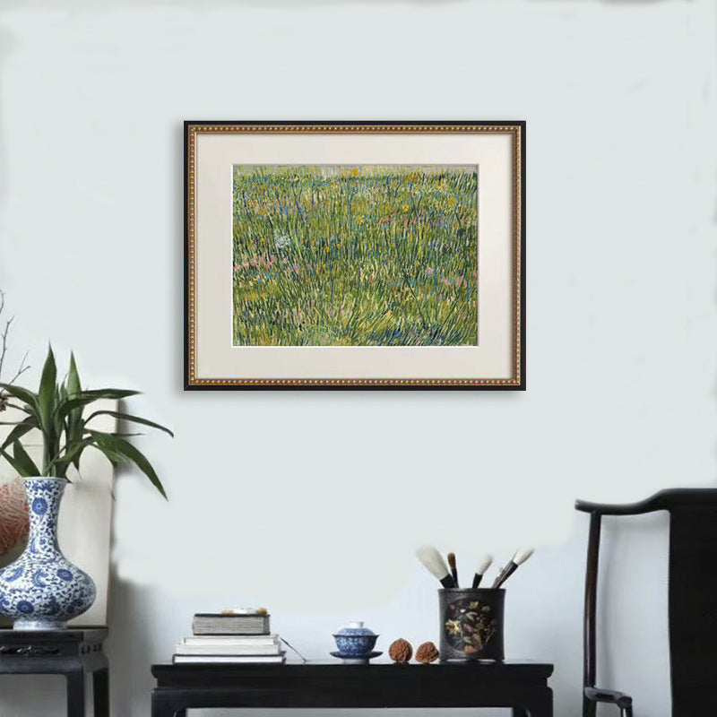 Framed Impressionist Flower Art