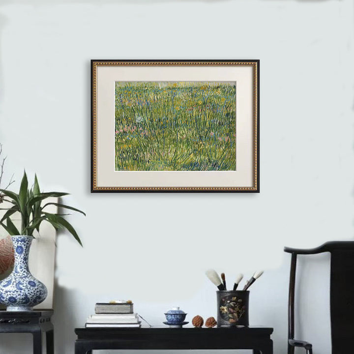 Framed Impressionist Flower Art