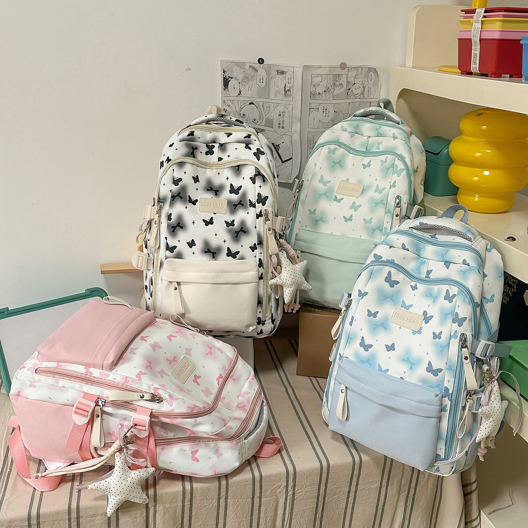 Cute Butterfly-Themed School Backpack Kalsten