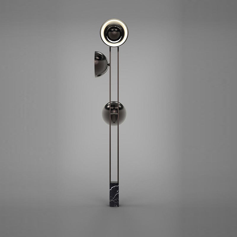 Modern Floor Lamp with Marble Base