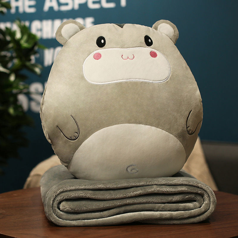 Plush carrot cushion and blanket set Kalsten