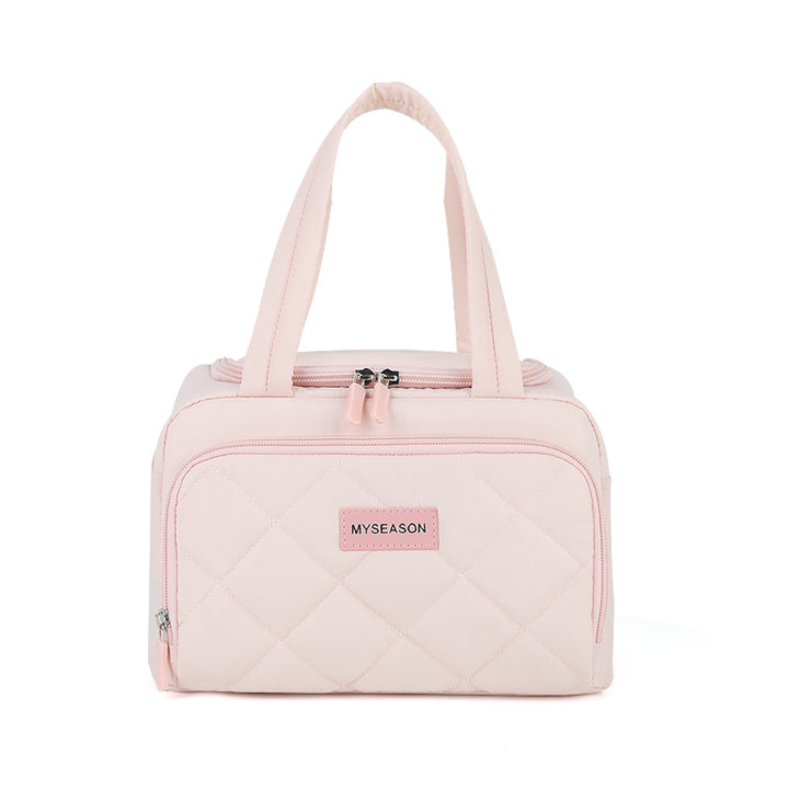 Quilted Insulated Lunch Cooler Bag