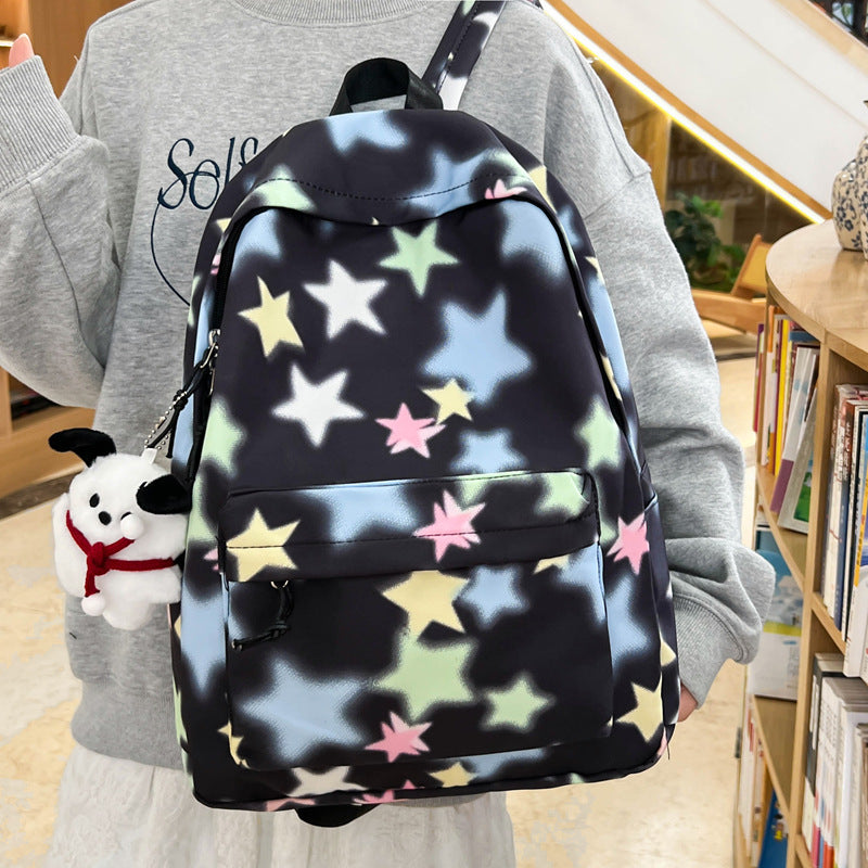 Colorful Star Print Backpack Kalsten