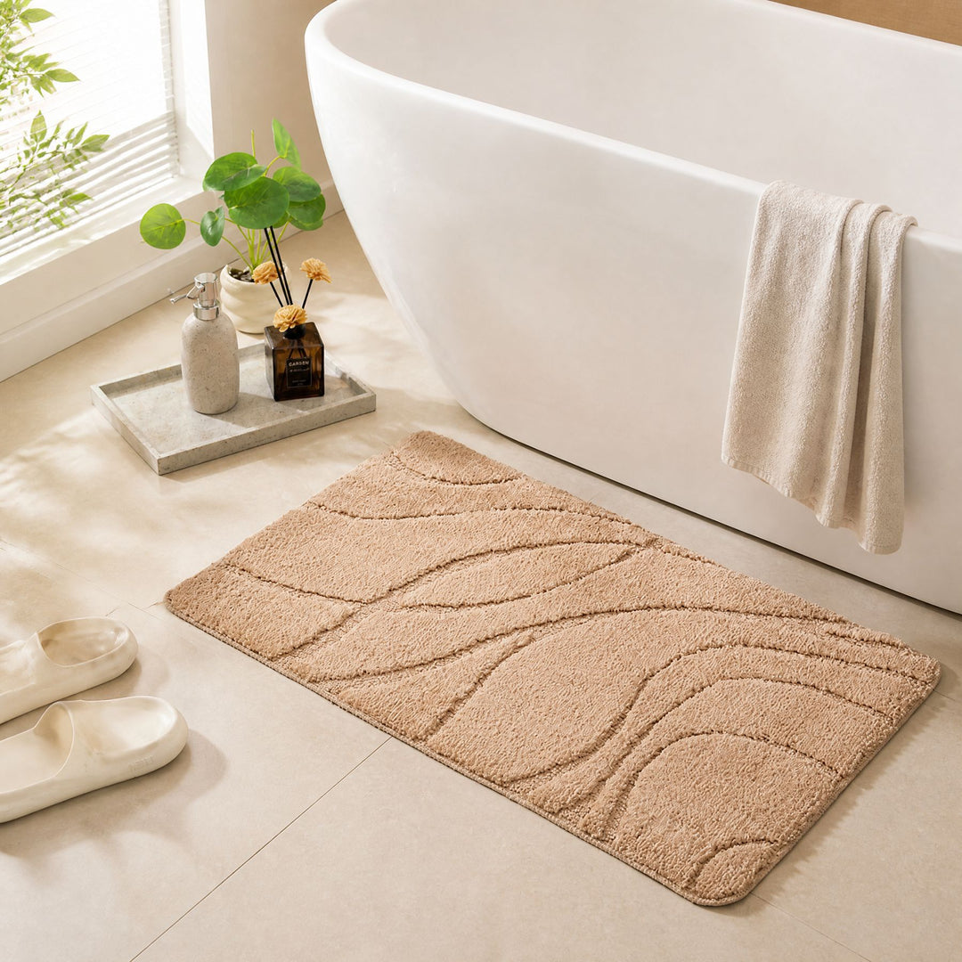 Luxurious Textured Bath Mat Kalsten