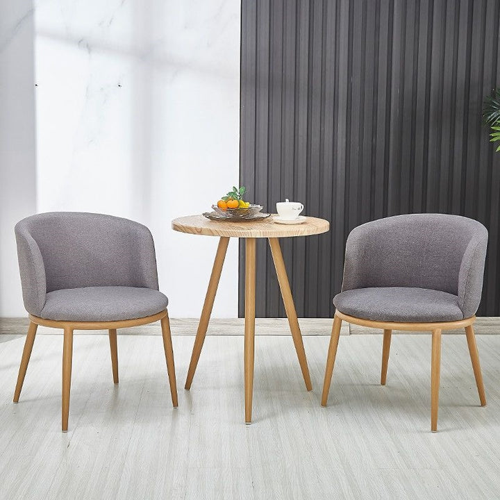 Polster chair with modern curves and comfortable seating surface Kalsten