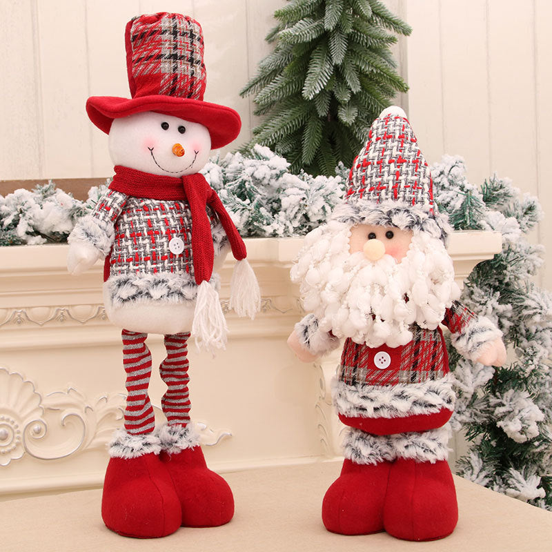 Plush Holiday Santa Figurine Kalsten