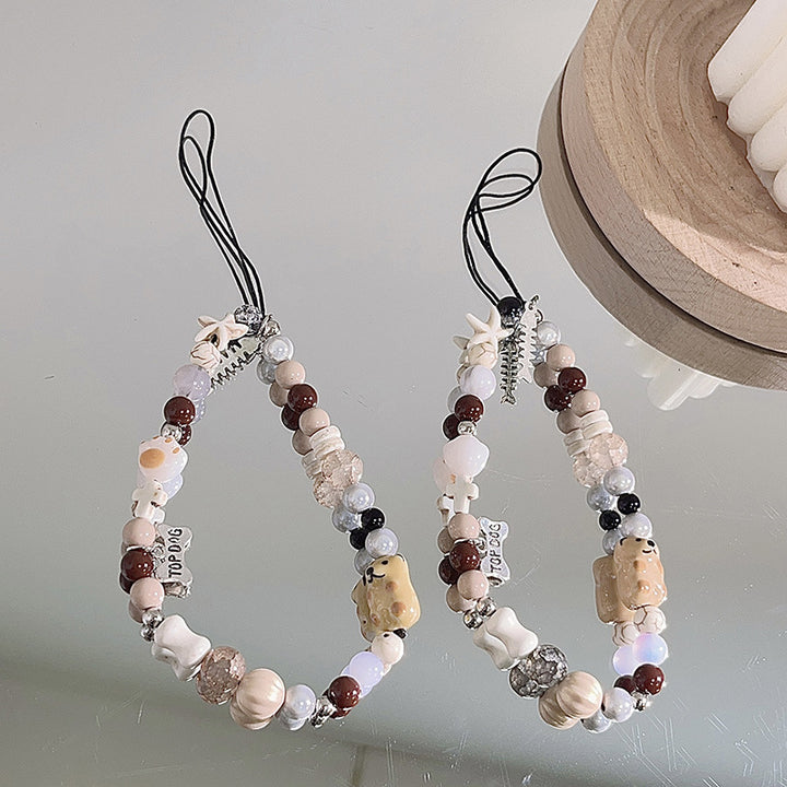 Animal-Themed Beaded Charm Eyewear Holder Kalsten