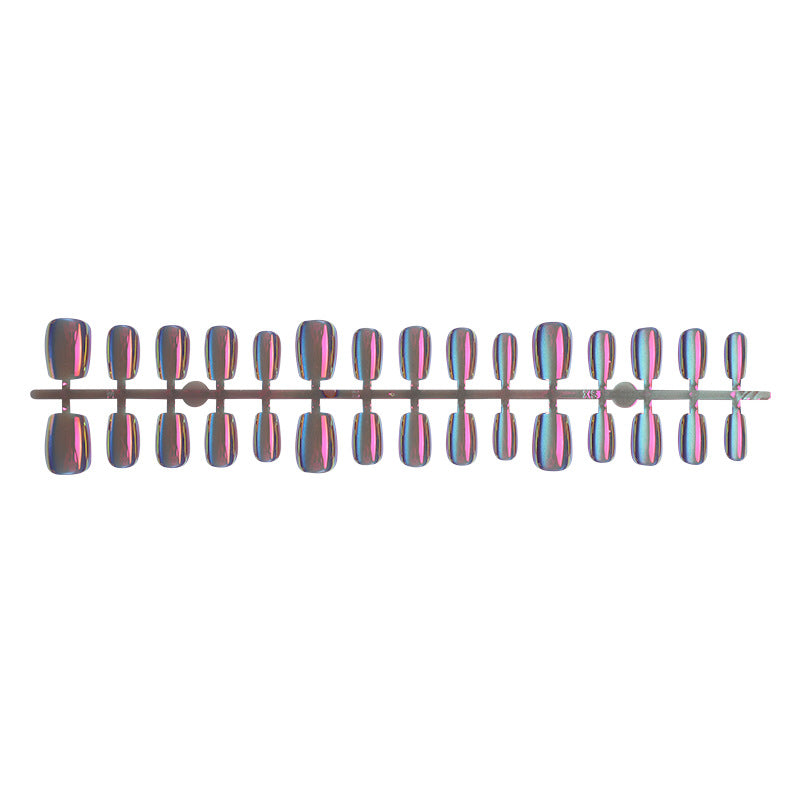 Iridescent Press-On Nail Art Set