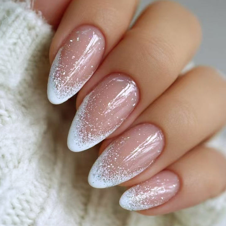 Elegant Glitter Ombre Nail Art Kalsten