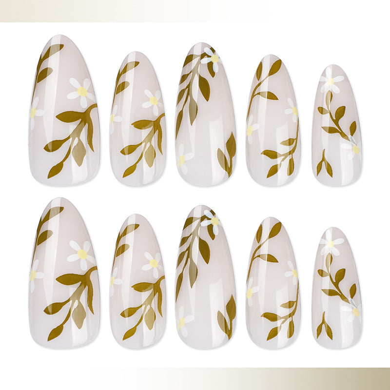 Festive Holiday Themed Decorative Press-On Nails