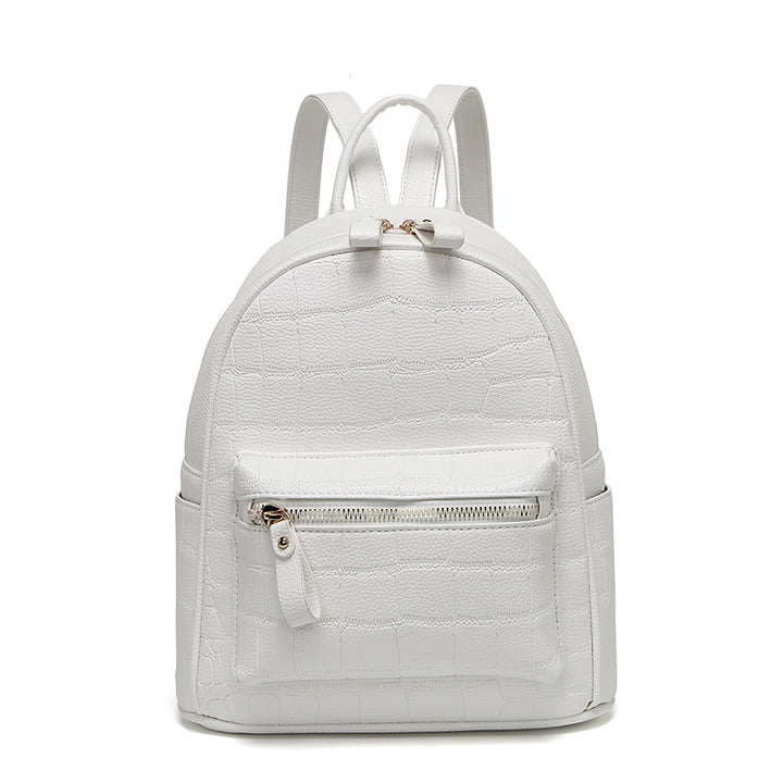 Crocodile-Embossed Mini Chic Backpack Kalsten